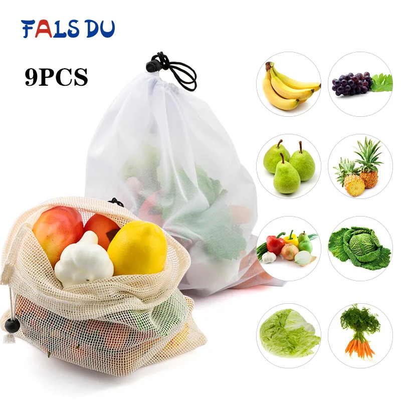 Reusable Vegetable Fruit Bags Eco Friendly Shopping Toys Mesh Produce Bags Washable Kitchen Storage Mesh Bags
Reusable Vegetable Fruit Bags Eco Friendly Shopping Toys Mesh Produce Bags Washable Kitchen Storage Mesh Bags