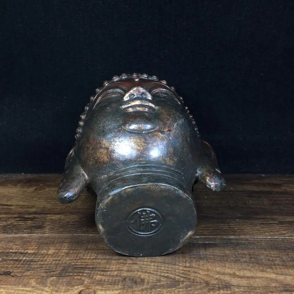 Home Decor 8"Tibet Buddhism Temple Old Bronze Cinnabars Shakyamuni Buddha Head Buddha Statue Enshrine the Buddha
Home Decor 8"Tibet Buddhism Temple Old Bronze Cinnabars Shakyamuni Buddha Head Buddha Statue Enshrine the Buddha