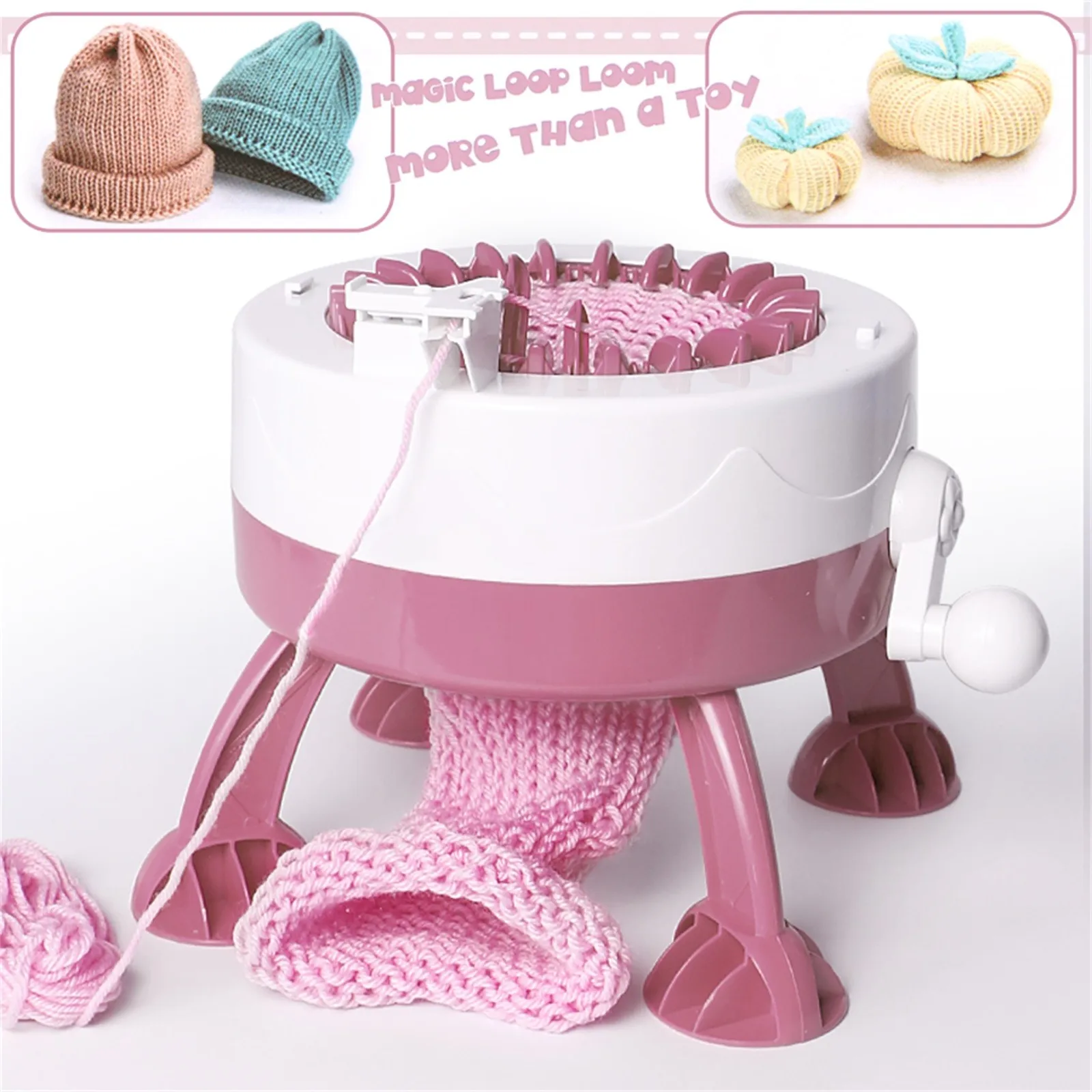22/40/48 Needle Knitting Machine For Adult Children Rotarys Kit Rower Scarf Hat Socks Hair Ball Tools DIY Hand Knitting Artifact
22/40/48 Needle Knitting Machine For Adult Children Rotarys Kit Rower Scarf Hat Socks Hair Ball Tools DIY Hand Knitting Artifact