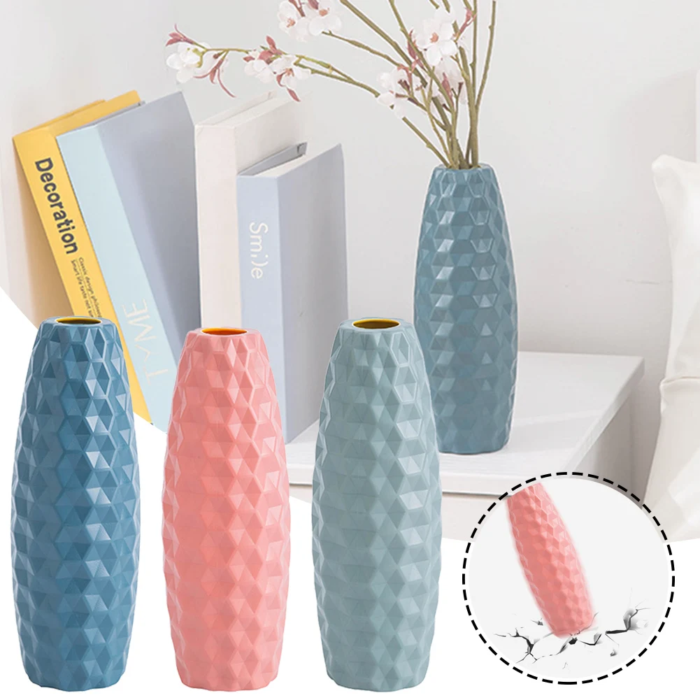 Flower Vase Decoration Home Plastic Vase Imitation Ceramic Flower Pot Flower Basket Nordic Decoration Vases for Flowers Vases
Flower Vase Decoration Home Plastic Vase Imitation Ceramic Flower Pot Flower Basket Nordic Decoration Vases for Flowers Vases