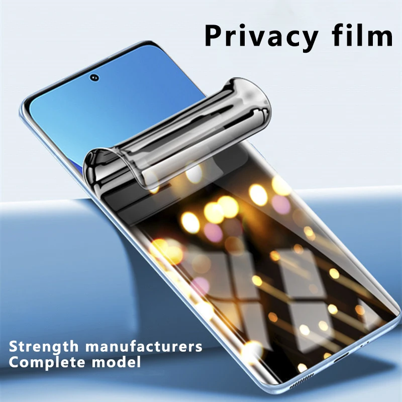 Anti-peeping Hydrogel Film Auto Repair Screen Protector Anti-fingerprint Nano Privacy Soft Films Fit For Xiaomi 12 Pro Ultra 12X
Anti-peeping Hydrogel Film Auto Repair Screen Protector Anti-fingerprint Nano Privacy Soft Films Fit For Xiaomi 12 Pro Ultra 12X