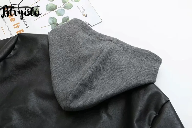 4XL Oversize 90kg Female PU Leather Jackets Plus Size Outwear Zip Up Hoody Coats Black Color
4XL Oversize 90kg Female PU Leather Jackets Plus Size Outwear Zip Up Hoody Coats Black Color