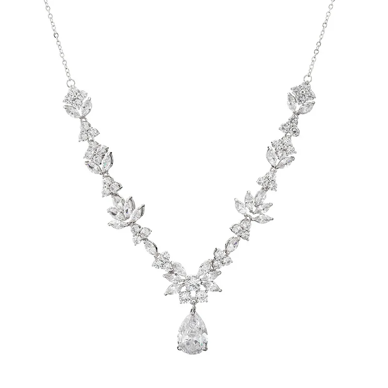 Exquisite Wheat Ears Zircon Pendant Necklace Aesthetic Flower Chain Wedding Photo Studio Bridal Costume Accessories Jewelry
Exquisite Wheat Ears Zircon Pendant Necklace Aesthetic Flower Chain Wedding Photo Studio Bridal Costume Accessories Jewelry