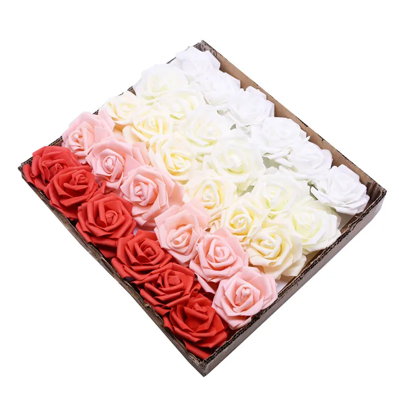 8cm Artificial Flowers Roses 25pcs Real Fake Roses With Stem for DIY Wedding Bouquets Home Party Christmas Flower Decoration
8cm Artificial Flowers Roses 25pcs Real Fake Roses With Stem for DIY Wedding Bouquets Home Party Christmas Flower Decoration
