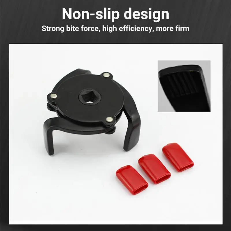 High Quality Universal 3 Jaw Oil Filter Remover Tool Cars Oil Filter Removal Tool Interface Special Tools Oil Filter Wrench Tool
High Quality Universal 3 Jaw Oil Filter Remover Tool Cars Oil Filter Removal Tool Interface Special Tools Oil Filter Wrench Tool