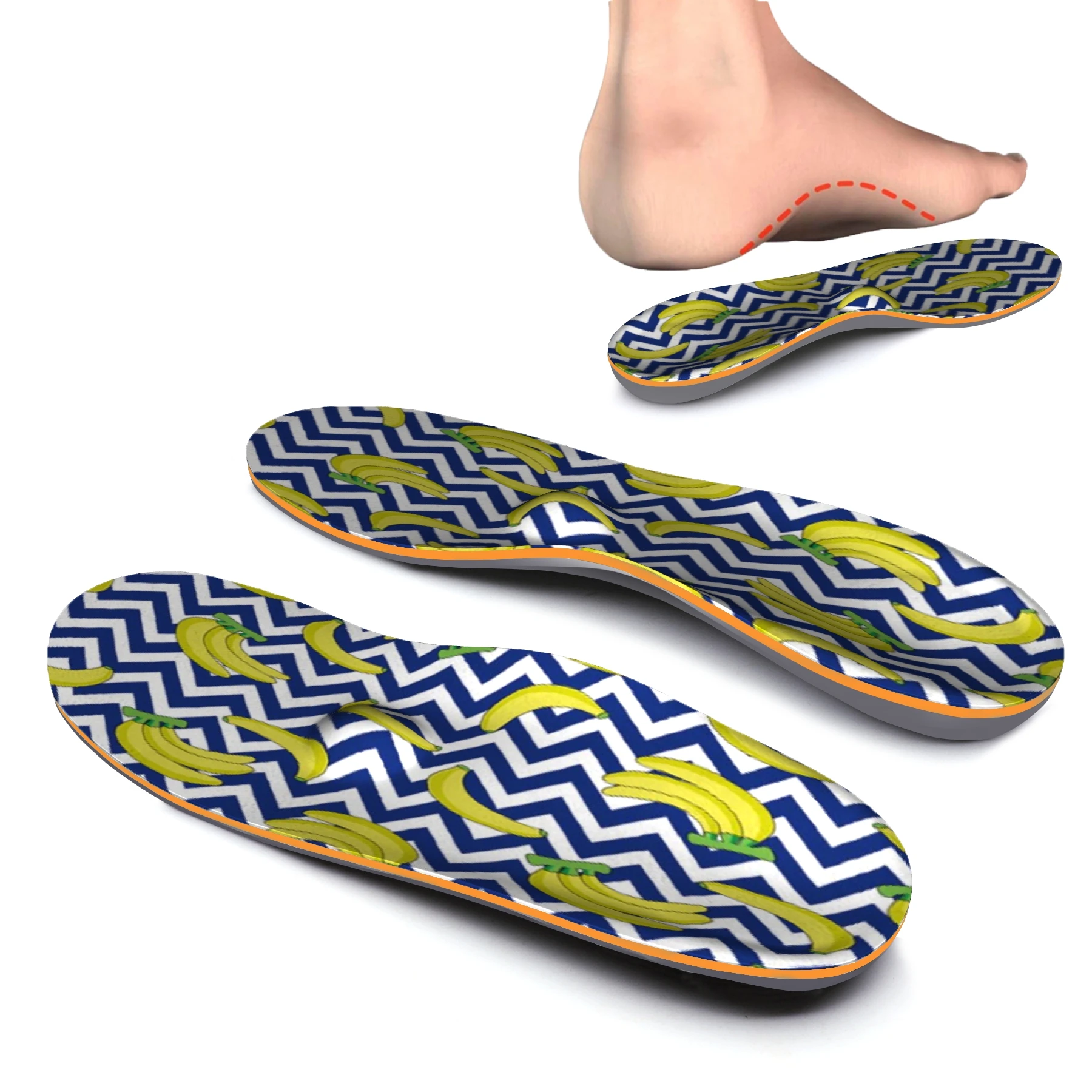 Banana iFitna Memory Foam Original length High Arch Support Insoles for Men and Women flat feet Orthotic Inserts
Banana iFitna Memory Foam Original length High Arch Support Insoles for Men and Women flat feet Orthotic Inserts