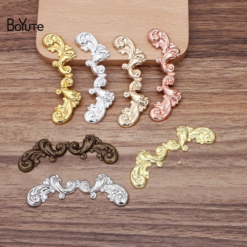 BoYuTe (50 Pieces/Lot) 17*62MM Metal Brass Stamping Flower Materials Diy Hand Made Jewelry Findings Components
BoYuTe (50 Pieces/Lot) 17*62MM Metal Brass Stamping Flower Materials Diy Hand Made Jewelry Findings Components