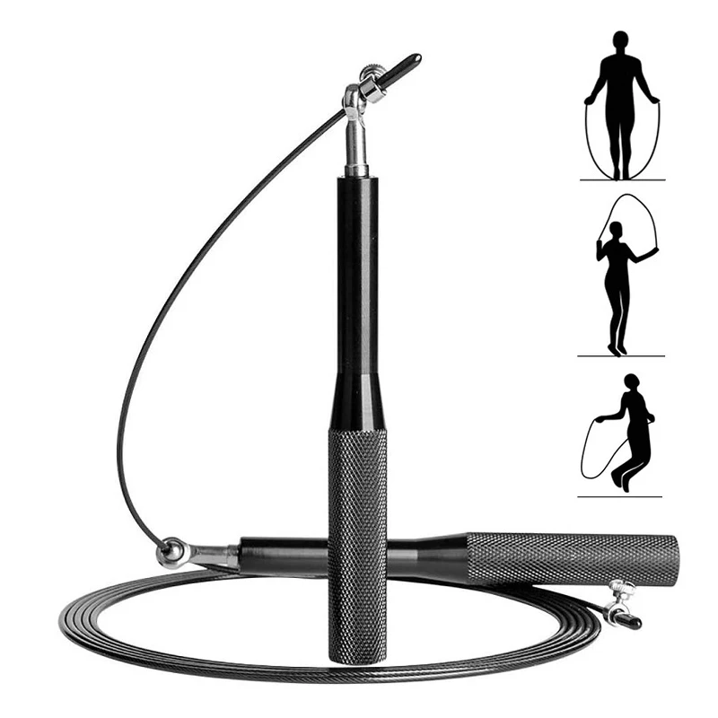 Jump Rope High-strength Aluminum Alloy Handle Steel Wire Jump Rope Adjustable Fitness Sports Rope MMA Boxing Training Equipment
Jump Rope High-strength Aluminum Alloy Handle Steel Wire Jump Rope Adjustable Fitness Sports Rope MMA Boxing Training Equipment