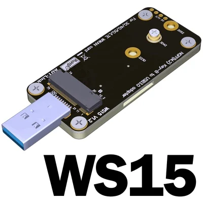 ADT-WS15 M.2 ключ B к USB 2042 тип A адаптер для 3G/4G/5G/LTE/CDMA/ 2G GSM/ GPRS HSPA HSDPA HSUPA GPS UMTS EDGE 3042 3052 |
