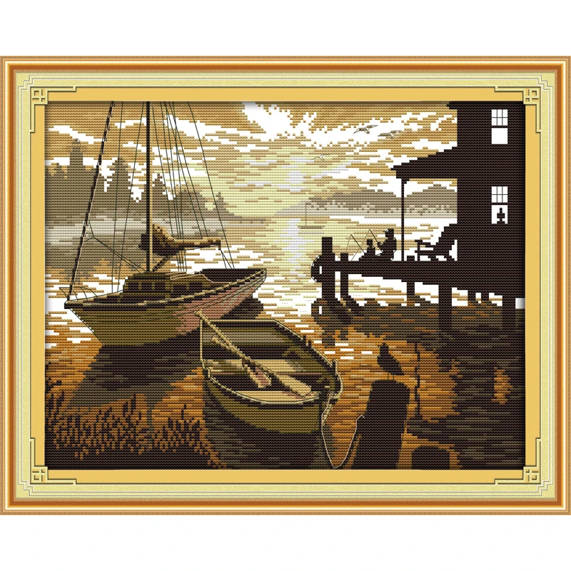 Everlasting Love Christmas The Sunset Scenery Ecological Cotton Cross Stitch Stamped 11CT And 14CT Printed New Store Promotions
Everlasting Love Christmas The Sunset Scenery Ecological Cotton Cross Stitch Stamped 11CT And 14CT Printed New Store Promotions