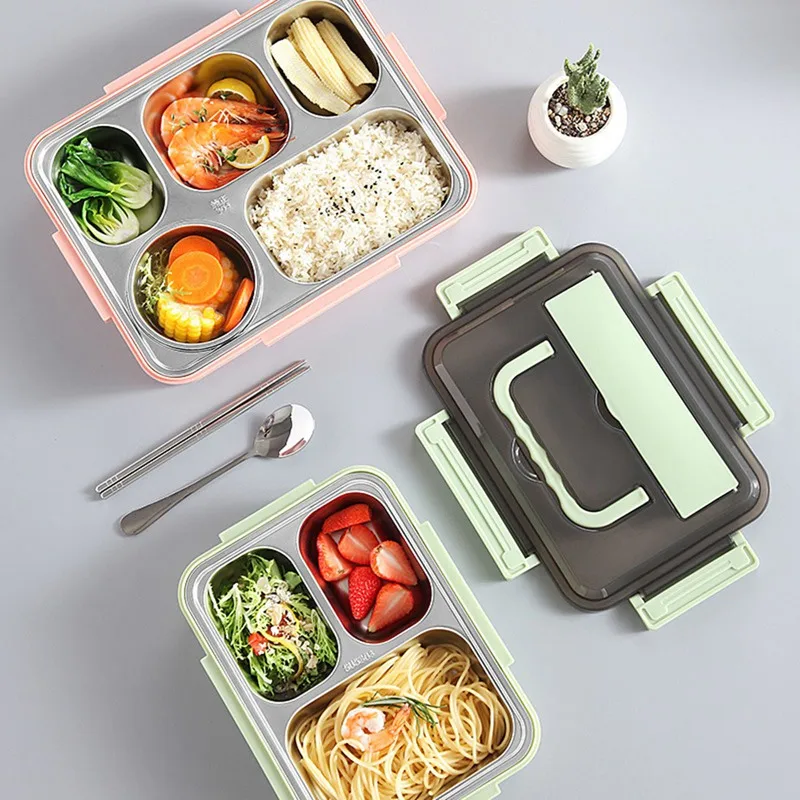 Portable 304 Stainless Steel Lunch Box Japanese Style Compartment Bento Box For School Student Office Leakproof Food Container
Portable 304 Stainless Steel Lunch Box Japanese Style Compartment Bento Box For School Student Office Leakproof Food Container