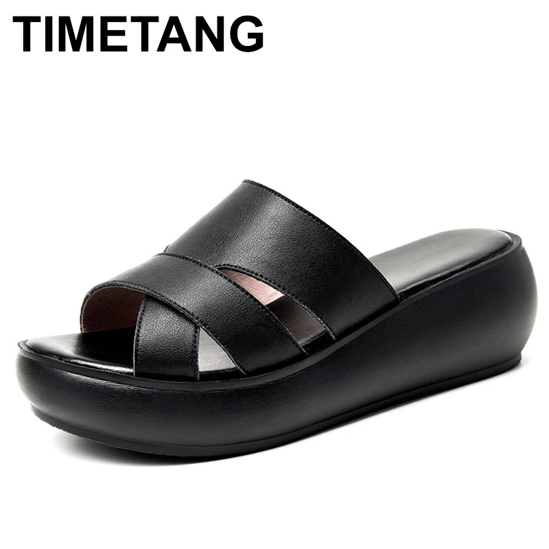 TIMETANG 2020 женские тапочки; Летняя повседневная обувь из натуральной кожи; Туфли на танкетке; Шлепанцы на платформе; Женские туфли-лодочки на высоком каблуке; Женские шлепанцы без задника с открытыми пальцами 
TIMETANG 2020 женские тапочки; Летняя повседневная обувь из натуральной кожи; Туфли на танкетке; Шлепанцы на платформе; Женские туфли-лодочки на высоком каблуке; Женские шлепанцы без задника с открытыми пальцами