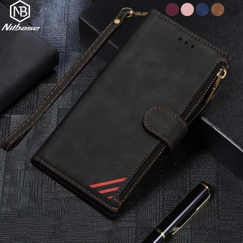 Zipper Wallet Flip Leather Phone Case For Samsung S22 S21 FE S20 S10 E S9 S8 Plus S7 S6 Edge Note 20 Ultra 10 Pro 8 9 Cover Capa
Zipper Wallet Flip Leather Phone Case For Samsung S22 S21 FE S20 S10 E S9 S8 Plus S7 S6 Edge Note 20 Ultra 10 Pro 8 9 Cover Capa
