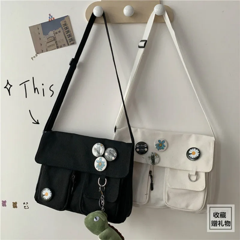 Canvas Diagonal Cross Bag Youth Fashion Casual Version Ladies Large Capacity Shoulder Bag Solid Color Women Messenger Bags
Canvas Diagonal Cross Bag Youth Fashion Casual Version Ladies Large Capacity Shoulder Bag Solid Color Women Messenger Bags