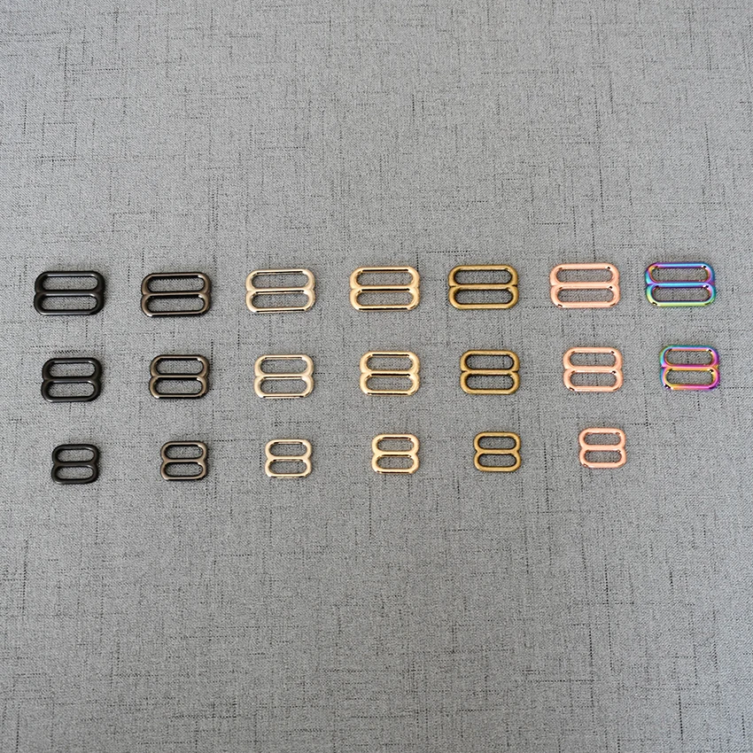 10 Pcs/Lot 15mm 20mm 25mm Metal Tri Glide Slide Center Bar Adjuster Buckle for Leather Craft Bag Strap Belt Webbing
10 Pcs/Lot 15mm 20mm 25mm Metal Tri Glide Slide Center Bar Adjuster Buckle for Leather Craft Bag Strap Belt Webbing