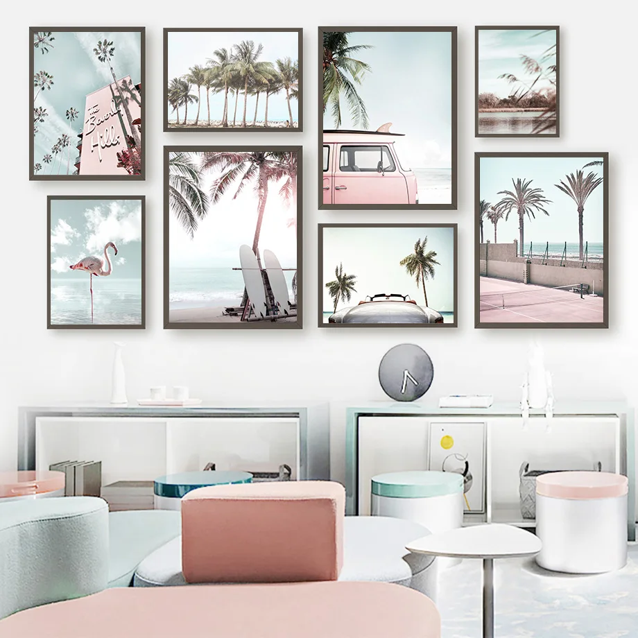Pink Flamingo Car Green Palm Tree Sea Beach Wall Canvas Painting Nordic Posters And Prints For Living Room Decor Wall Pictures
Pink Flamingo Car Green Palm Tree Sea Beach Wall Canvas Painting Nordic Posters And Prints For Living Room Decor Wall Pictures