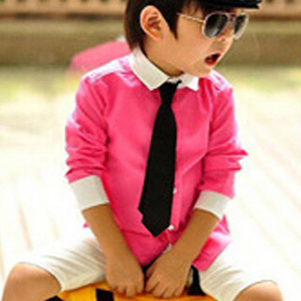 Children Tie Colorful Accessory School Boys Kids Baby Wedding Banquet Solid Colour Elastic Necktie For Party Gift Good Quality
Children Tie Colorful Accessory School Boys Kids Baby Wedding Banquet Solid Colour Elastic Necktie For Party Gift Good Quality