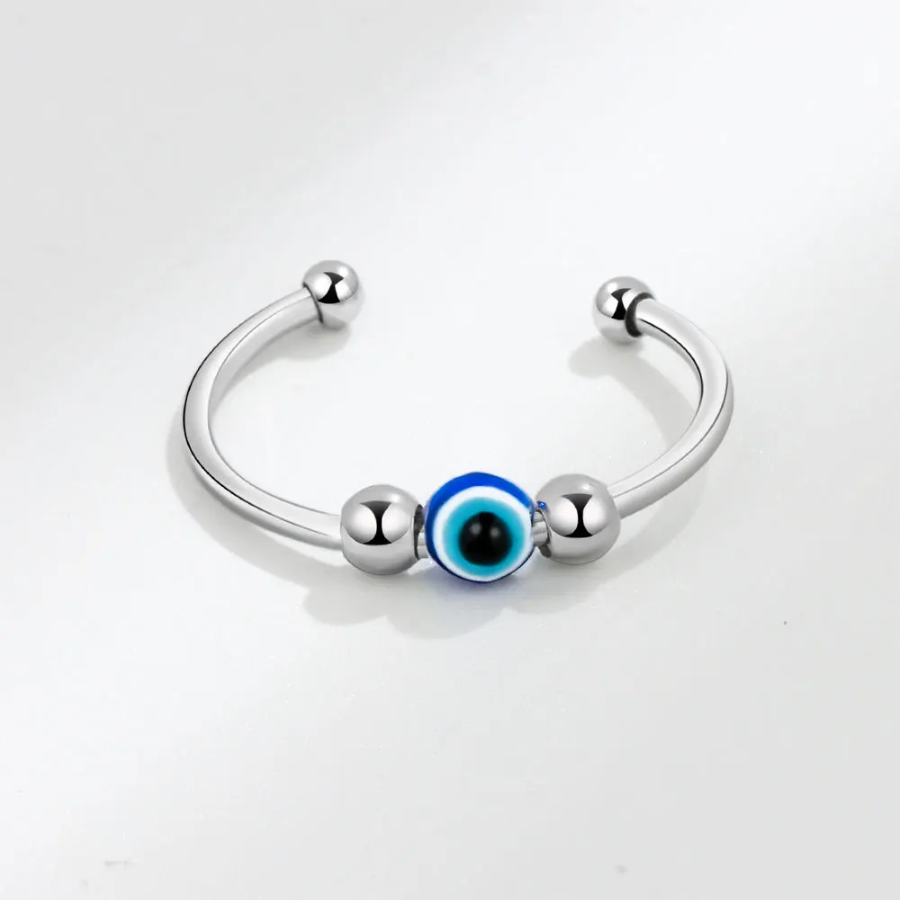 NEW Fashion Creative Colorful Irregular Geometry Rotatable Eyeball Metal Bead Opening Adjustable Ring For Women Accessories Gift
NEW Fashion Creative Colorful Irregular Geometry Rotatable Eyeball Metal Bead Opening Adjustable Ring For Women Accessories Gift