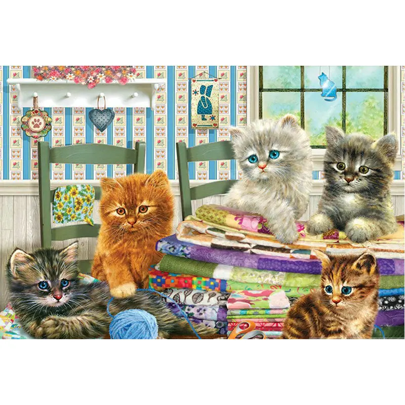 5D Diamond Painting cat Full Drill Square Rhinestone DIY Diamond Embroidery Animal Home Decoration
5D Diamond Painting cat Full Drill Square Rhinestone DIY Diamond Embroidery Animal Home Decoration