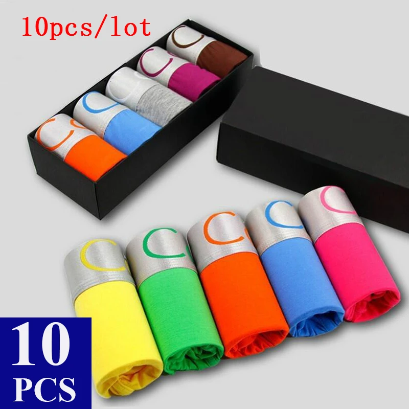 10pcs/lot Men Boxer Comfort Men's Underpants Cotton Large Size Boxer Short Men Colorful Breathable Solid Cueca Boxer Homme
10pcs/lot Men Boxer Comfort Men's Underpants Cotton Large Size Boxer Short Men Colorful Breathable Solid Cueca Boxer Homme