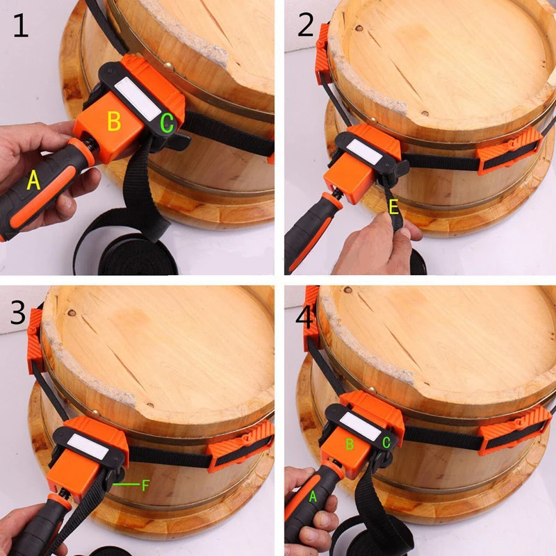 Multifunction Belt Clamping Tools Woodworking Quick Adjustable Band Clamp Polygonal Clip 90 Degres 4M Pure Nylon Strap Clip
Multifunction Belt Clamping Tools Woodworking Quick Adjustable Band Clamp Polygonal Clip 90 Degres 4M Pure Nylon Strap Clip