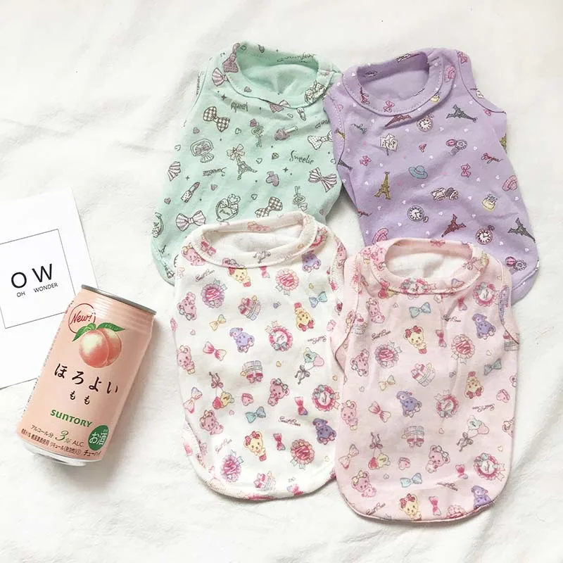 Cute pink dog clothes summer small milk cat cotton vest French fighting puppies Teddy dog clothes summer clothes
Cute pink dog clothes summer small milk cat cotton vest French fighting puppies Teddy dog clothes summer clothes