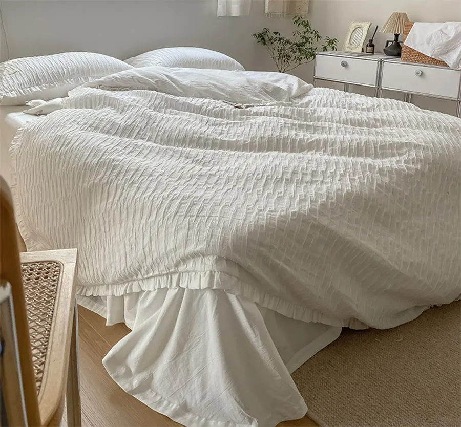 Romantic elegant solid bedding set,full queen king white pink blue fairyfair cotton home textile bedsheet pillowcase duvet cover
Romantic elegant solid bedding set,full queen king white pink blue fairyfair cotton home textile bedsheet pillowcase duvet cover