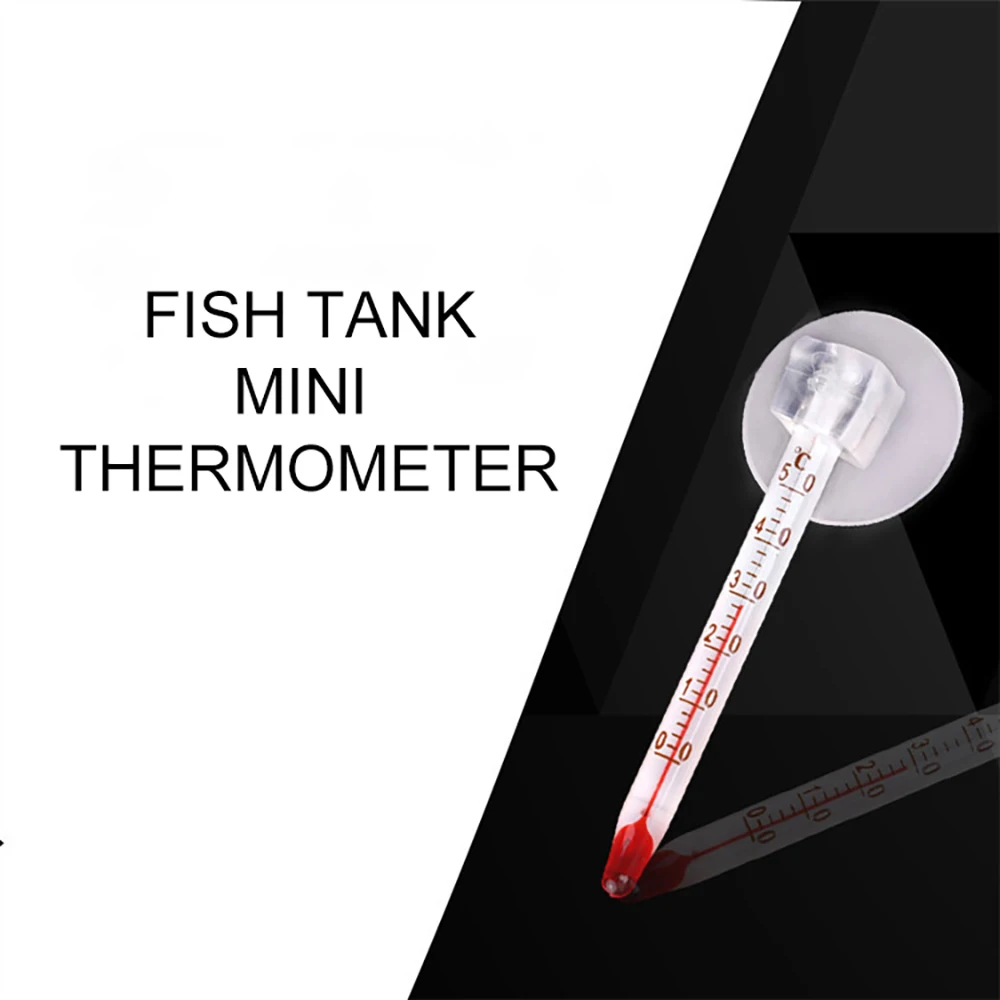 Погружной мини-термометр для аквариума измерение температуры воды 0 ~ 50 градусов