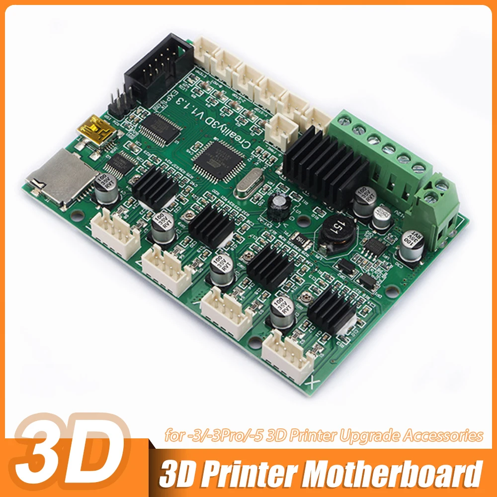 Материнская плата для 3D-принтера Silent V1.1.3 MEGA1284P 24 В, материнская плата, Адаптерная плата для 3D-принтера-3/-3Pro/-5, обновленные аксессуары
Материнская плата для 3D-принтера Silent V1.1.3 MEGA1284P 24 В, материнская плата, Адаптерная плата для 3D-принтера-3/-3Pro/-5, обновленные аксессуары