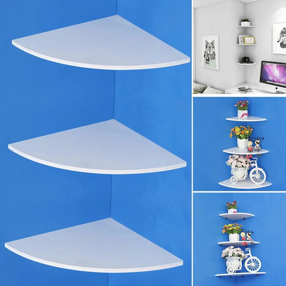 White 3Pcs Floating Wall Corner Shelves Shelf Unit Storage Display Bookshelf Wall Mounted Storage Rack Bathroom Shower Holder
White 3Pcs Floating Wall Corner Shelves Shelf Unit Storage Display Bookshelf Wall Mounted Storage Rack Bathroom Shower Holder