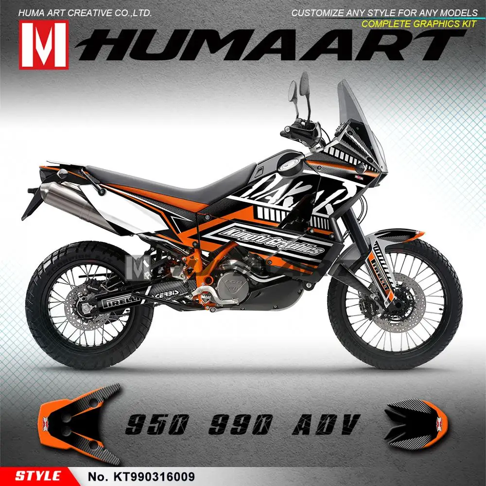 HUMAART Personalized Stickers Kit Full Vinyl Wraps Graphic Kit for 950 950s 990 990r Adventure ADV 2003 to 2016, Orange
HUMAART Personalized Stickers Kit Full Vinyl Wraps Graphic Kit for 950 950s 990 990r Adventure ADV 2003 to 2016, Orange