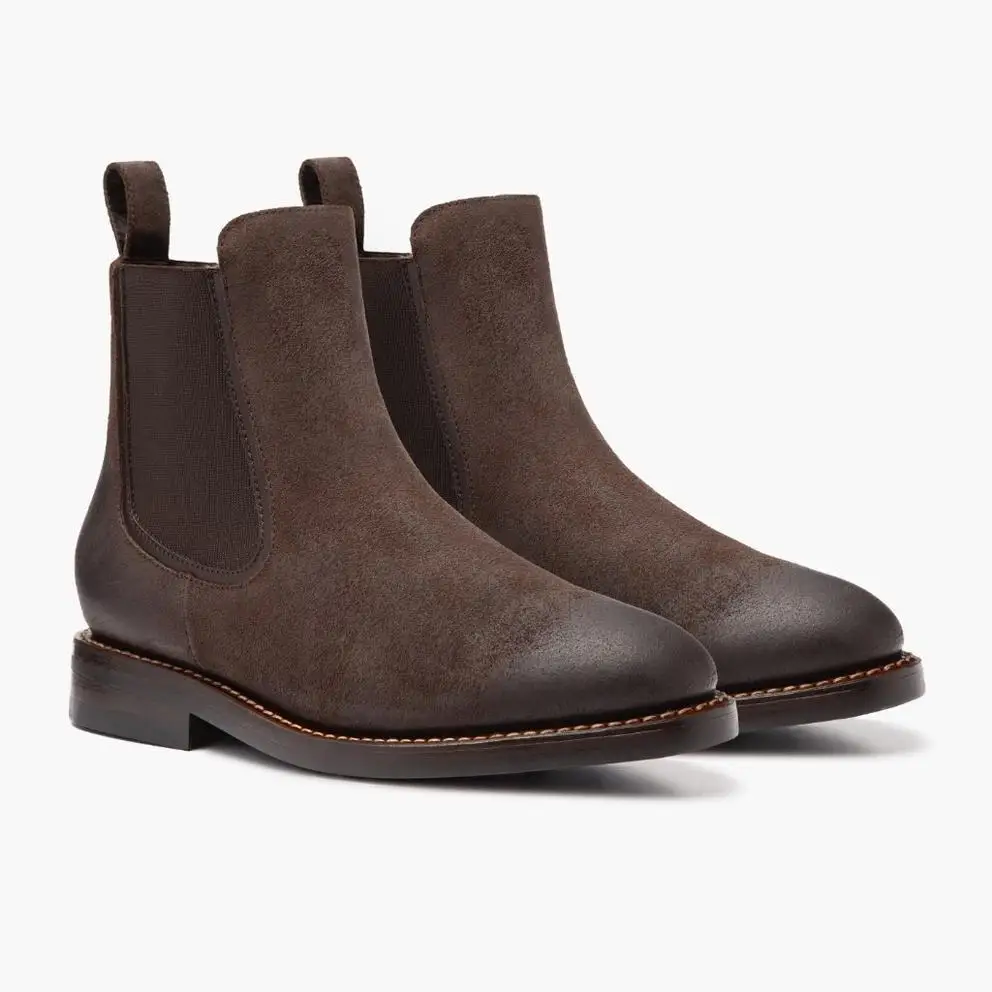Duke Men's All-match Classic Rubber Brown Round Head Wear-resistant High-top Korean Combat Boots Men Shoes Fashion Chelsea Boots
Duke Men's All-match Classic Rubber Brown Round Head Wear-resistant High-top Korean Combat Boots Men Shoes Fashion Chelsea Boots
