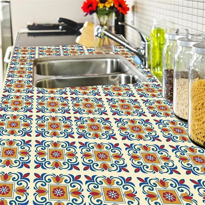 12 Pcs 8*8cm PVC Tiles Sticker Self Adhesive Waterproof Kitchen Bathroom Wall Sticker European Style Tile Stickers Antifouling
12 Pcs 8*8cm PVC Tiles Sticker Self Adhesive Waterproof Kitchen Bathroom Wall Sticker European Style Tile Stickers Antifouling