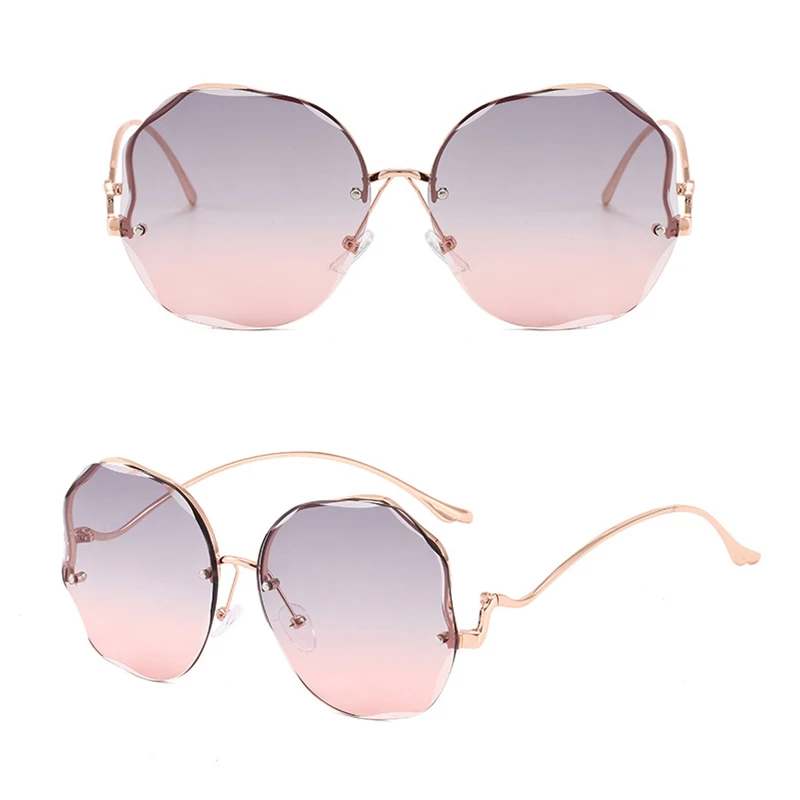 Rimless Round Sunglasses Women Sexy Gradient Oversized Sunglasses Vintage Ladies Blue Pink Sunglasses Shades UV400
Rimless Round Sunglasses Women Sexy Gradient Oversized Sunglasses Vintage Ladies Blue Pink Sunglasses Shades UV400