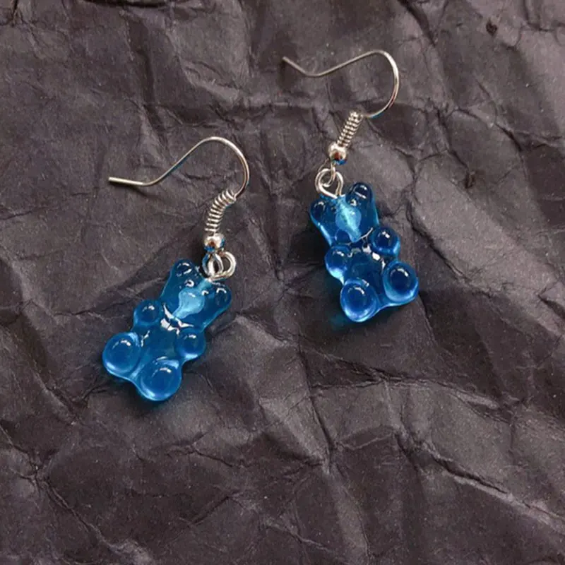 Beautiful Cartoon Resin Earrings High Quality Animal Earrings Drop Color Candy Gift For Women and Girl Bear Earring
Beautiful Cartoon Resin Earrings High Quality Animal Earrings Drop Color Candy Gift For Women and Girl Bear Earring