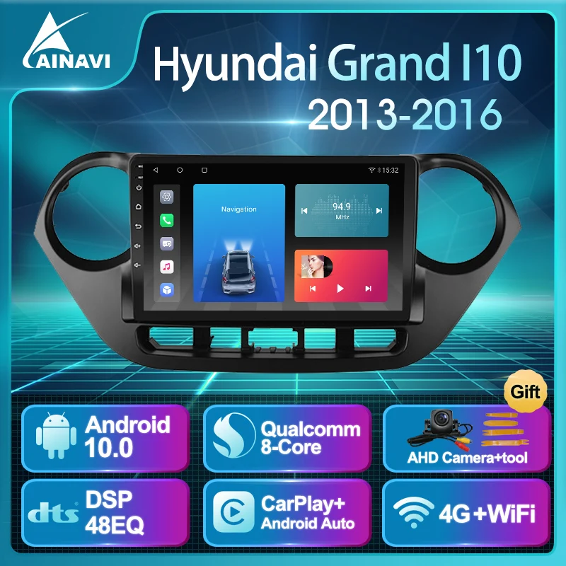 Автомагнитола 2DIN, Android 10,0 QLED, для Hyundai Grand I10 2013-2016, автомагнитола, мультимедийный видеоплеер, навигация Carplay, DSP
Автомагнитола 2DIN, Android 10,0 QLED, для Hyundai Grand I10 2013-2016, автомагнитола, мультимедийный видеоплеер, навигация Carplay, DSP