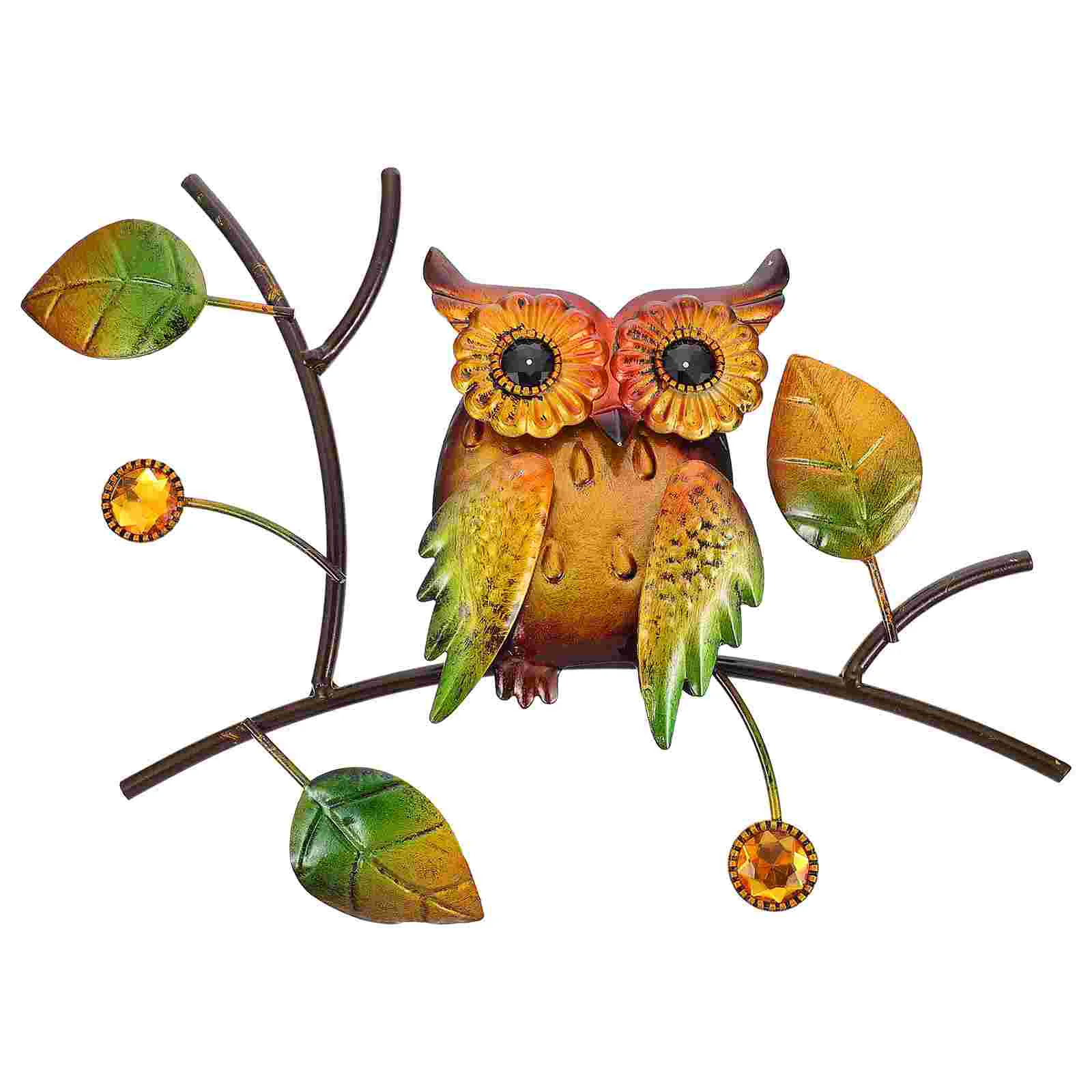 Iron Art Branch-owl Pendant Wall Art Decor Wall Garden Hanging Decoration 
Iron Art Branch-owl Pendant Wall Art Decor Wall Garden Hanging Decoration