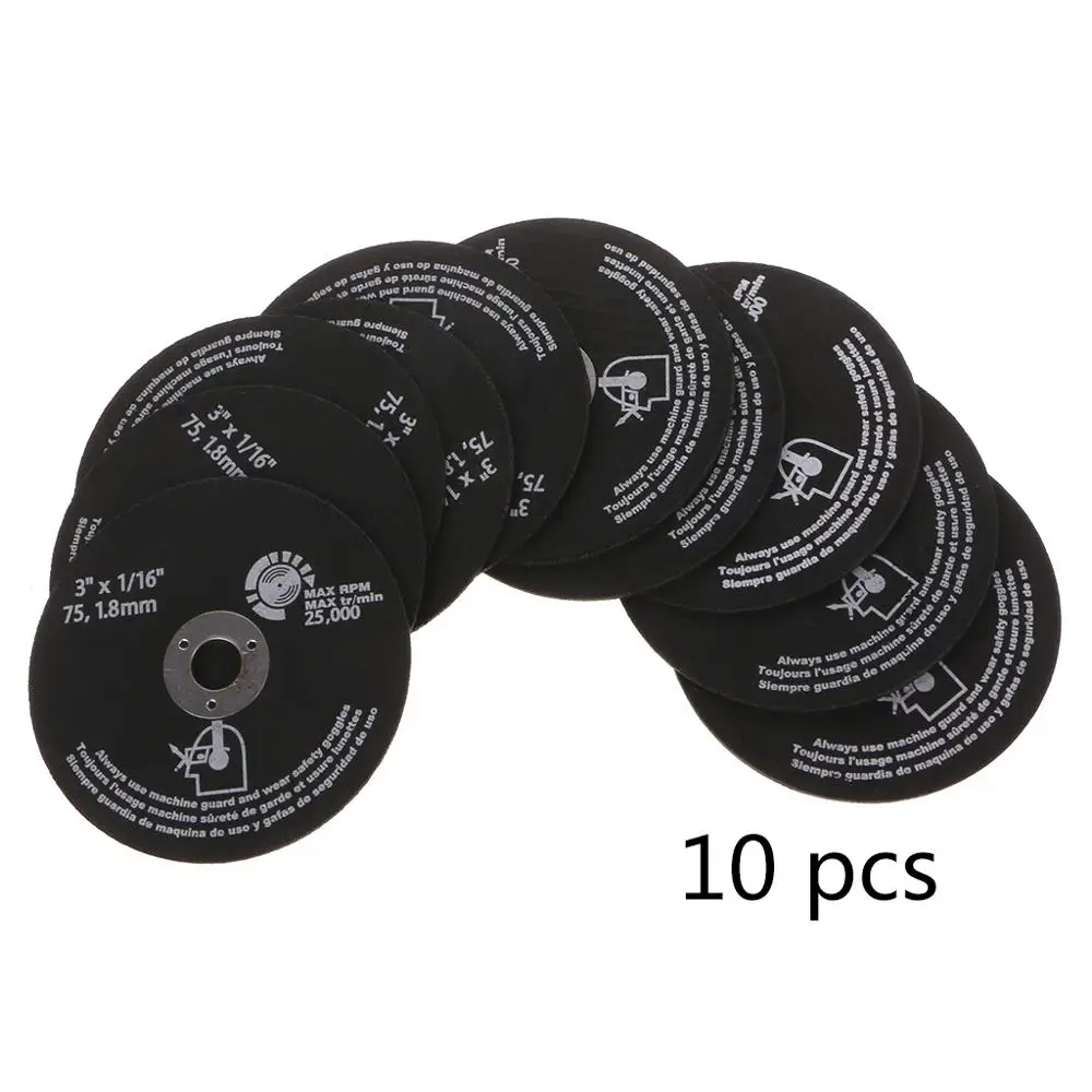 10pcs Circular Resin Grinding Wheel Saw Blades Cutting Wheel Disc For Metal Cutting
10pcs Circular Resin Grinding Wheel Saw Blades Cutting Wheel Disc For Metal Cutting