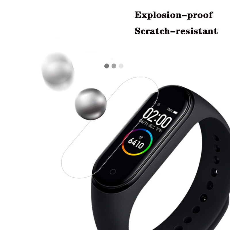 3pcs Screen Protector TPU Nano soft film For Xiaomi Mi Band 5/6 Smart Watch Bracelet Protective Film HD Scratch resistan | Наручные часы