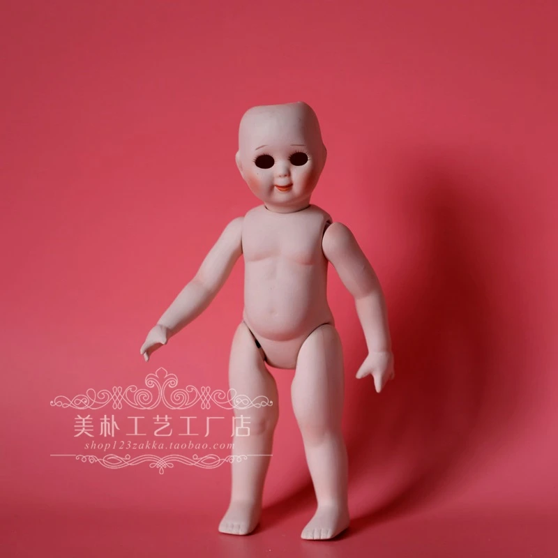 Фото Переиздание антикварная ретро Керамическая кукла Германия винтажная Кукла