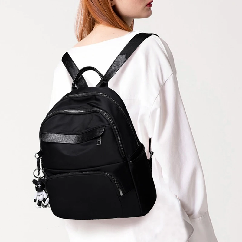 New 2020 Solid Color Oxford Cloth Backpack Female Fashion Sports Student School Bag for Teenager Leisure Travel Bag
New 2020 Solid Color Oxford Cloth Backpack Female Fashion Sports Student School Bag for Teenager Leisure Travel Bag