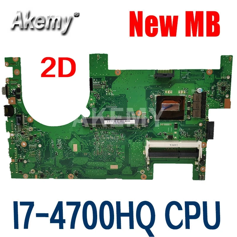 Akemy G750JHA MAIN_BD/I7-4700HQ (2D&TBT) 2D MainBoard For ASUS G750JHA G750JH Laptop Motherboard 90NB0181-R00030
Akemy G750JHA MAIN_BD/I7-4700HQ (2D&TBT) 2D MainBoard For ASUS G750JHA G750JH Laptop Motherboard 90NB0181-R00030