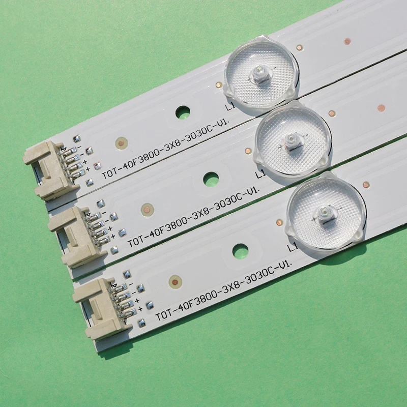 Фото 3 шт. светодиодный Подсветка для dvb T C L 40 "ТВ L40F3303B L40F3301B L40F3800A светодиодные панели