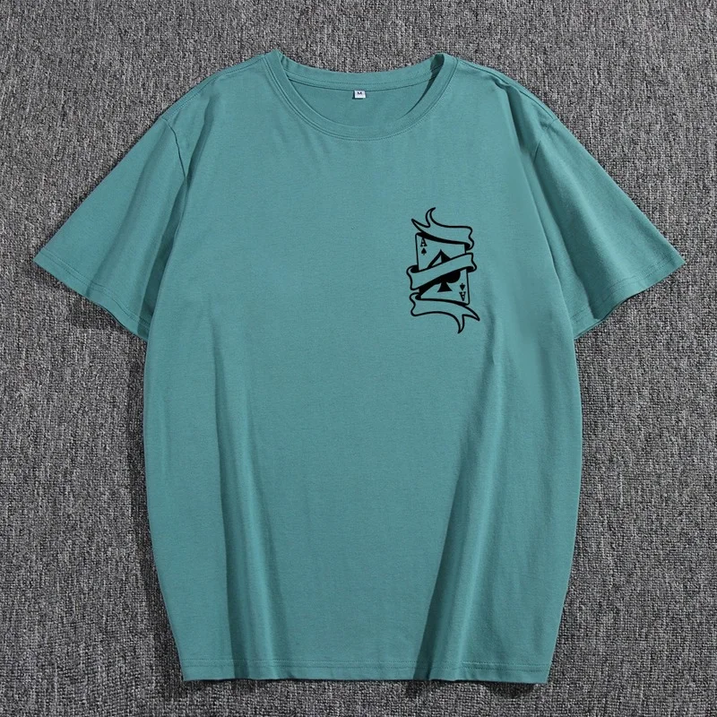 100% Cotton T Shirt Men's Summer Short Sleeve Spade A Print Fashion Casual Loose Male Regular Daily Streetwear Vintage Tees Tops 
100% Cotton T Shirt Men's Summer Short Sleeve Spade A Print Fashion Casual Loose Male Regular Daily Streetwear Vintage Tees Tops