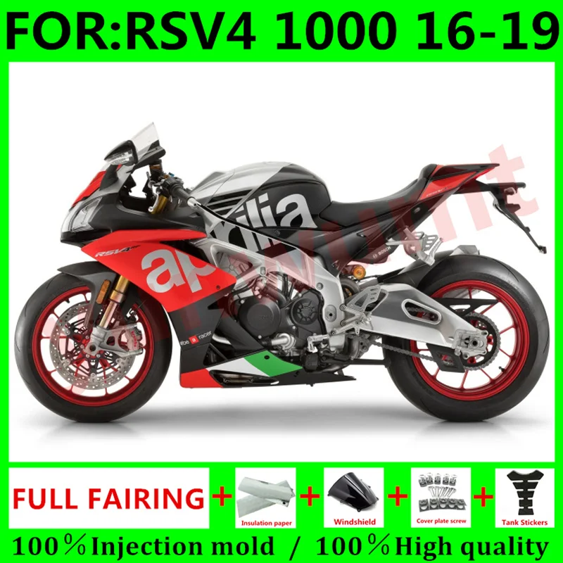 New ABS Motorcycle Injection mold Fairings Kit Fit for Aprilia RSV4 1000 RSV 4 1000 16 17 18 19 bodywork fairing set red black
New ABS Motorcycle Injection mold Fairings Kit Fit for Aprilia RSV4 1000 RSV 4 1000 16 17 18 19 bodywork fairing set red black