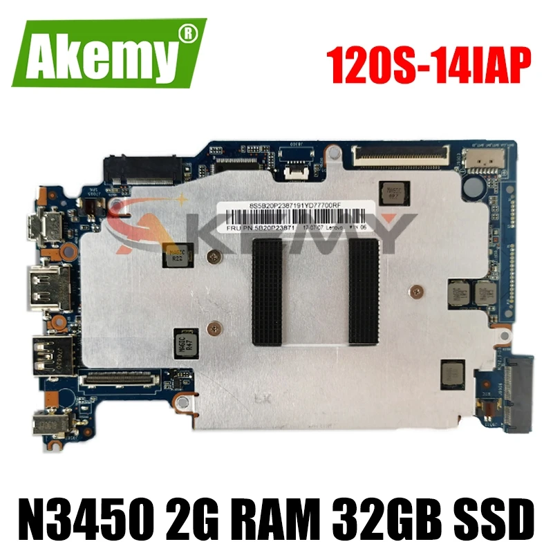 5B20P23684 120S_MB_V3.0 motherboard for Lenovo 120S-14IAP 120S LAPTOP Mainboard 100% test work CPU N3450 2G RAM 32GB SSD
5B20P23684 120S_MB_V3.0 motherboard for Lenovo 120S-14IAP 120S LAPTOP Mainboard 100% test work CPU N3450 2G RAM 32GB SSD