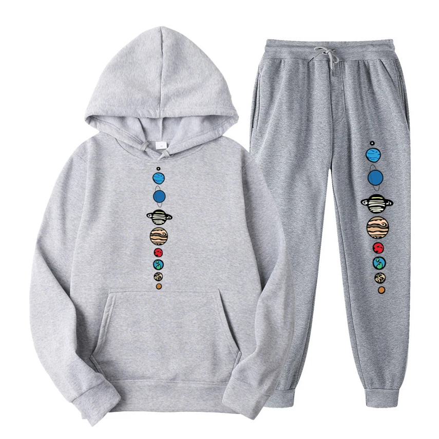 Fashion Men's Clothing Pullover Sweatshirt Set Men's Sportswear Hooded Sweatshirt + Pants Sweatshirt Autumn and Winter Sportswea
Fashion Men's Clothing Pullover Sweatshirt Set Men's Sportswear Hooded Sweatshirt + Pants Sweatshirt Autumn and Winter Sportswea