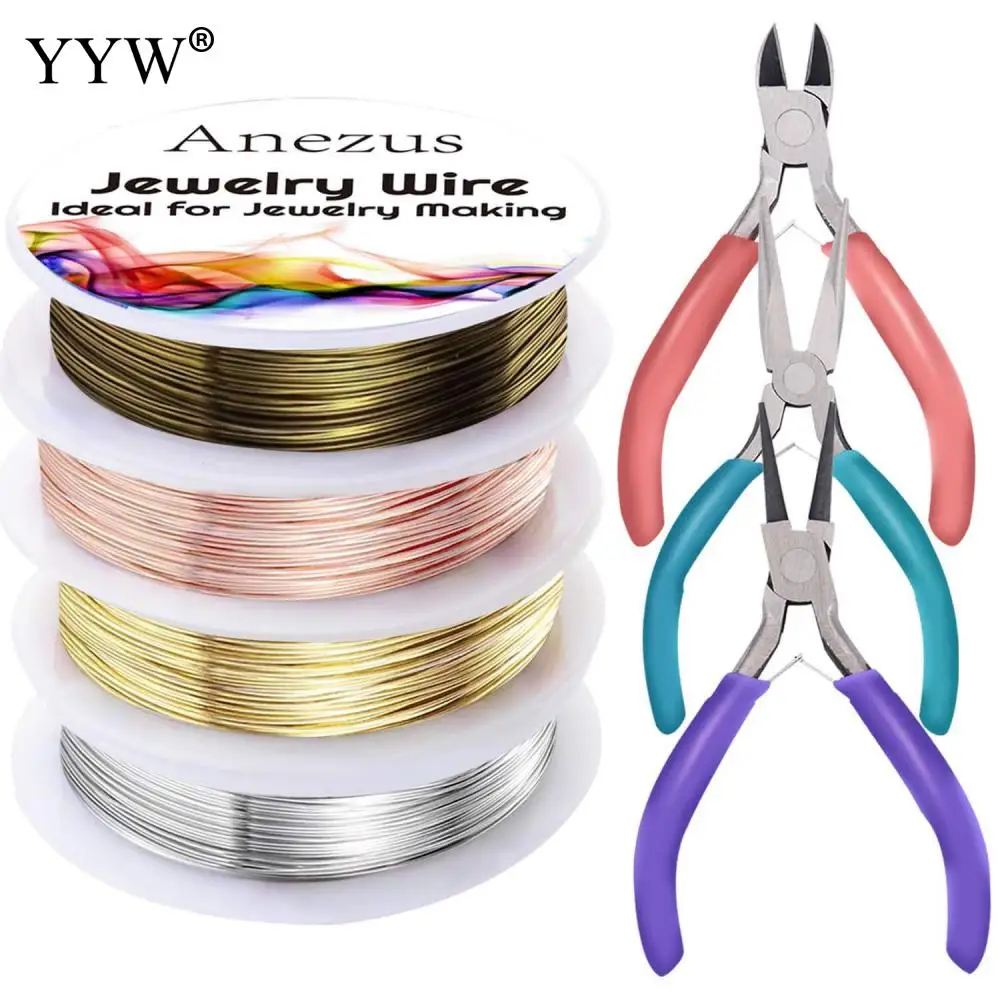 1Set DIY Jewelry Supplies Set Brass Plier + Brass Wire Jewelry Pliers Tools & Equipment Kit for DIY Jewelery Accessory Design
1Set DIY Jewelry Supplies Set Brass Plier + Brass Wire Jewelry Pliers Tools & Equipment Kit for DIY Jewelery Accessory Design