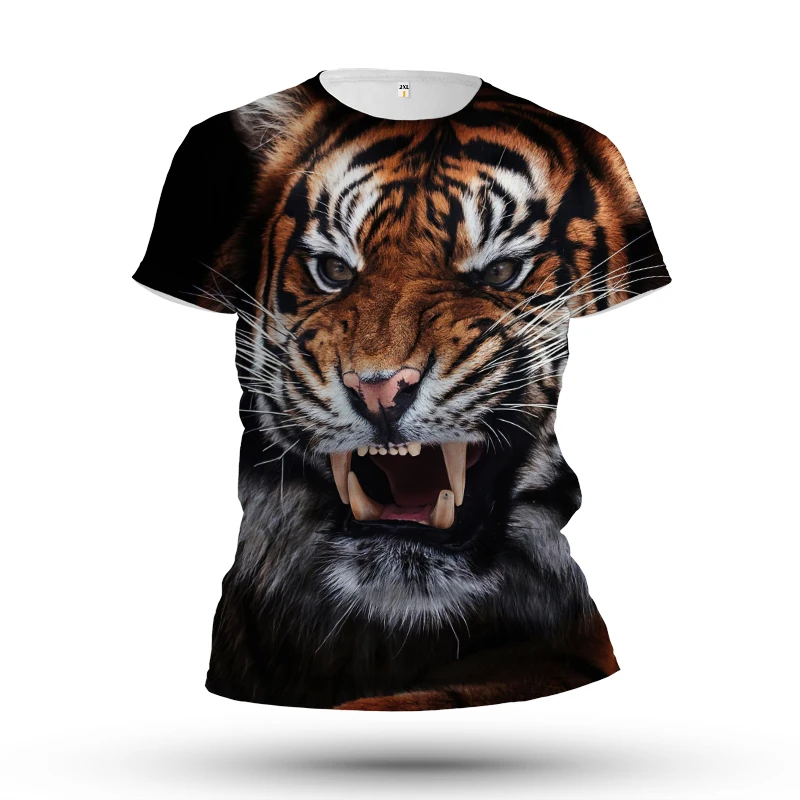 Animal Tiger Beast Men's T-shirt Printing Summer New Short-sleeved Tops For Men And Women Oversized 6xl Round Neck Clothing
Animal Tiger Beast Men's T-shirt Printing Summer New Short-sleeved Tops For Men And Women Oversized 6xl Round Neck Clothing