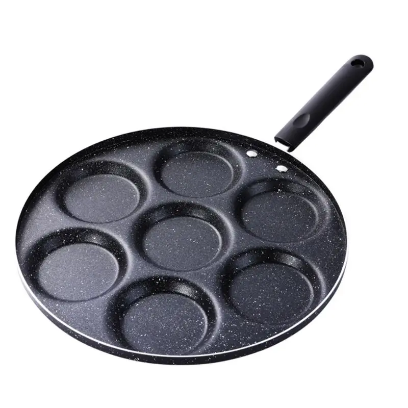 7 Holes Eggs Frying Pot Omelet Pan Non-stick Egg Pancake Steak Omelette Maker GXMA
7 Holes Eggs Frying Pot Omelet Pan Non-stick Egg Pancake Steak Omelette Maker GXMA